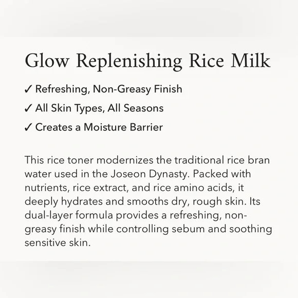 Beauty of Joseon Glow Replenishing Rice Milk Toner - Picture 6 of 9